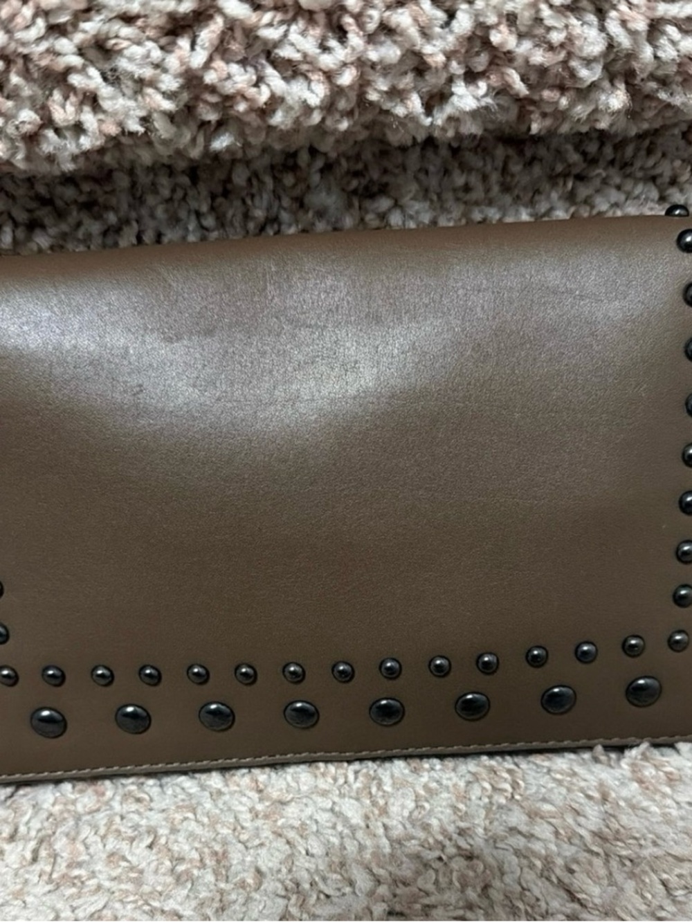 Coach Foldover Crossbody Clutch with Western Rivets - Picture 2 of 7